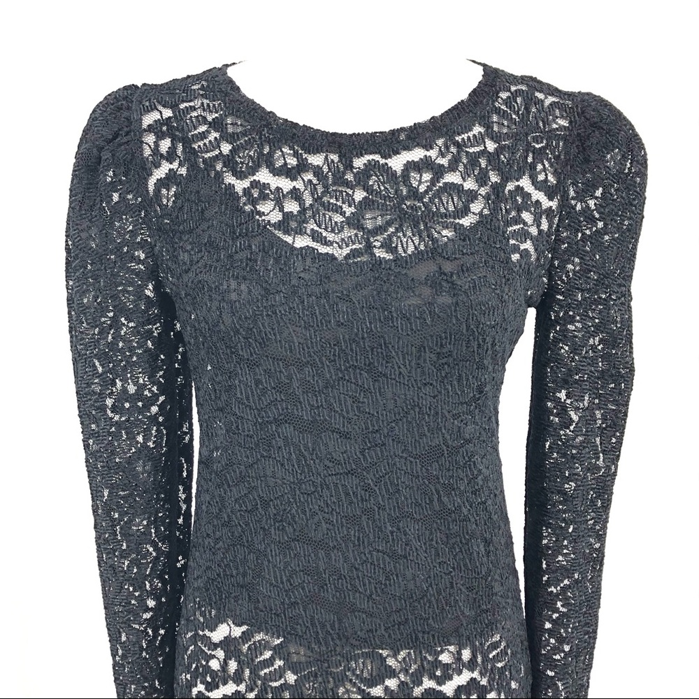 INC International Concepts Floral Lace Long Sleeve - Picture 2 of 8